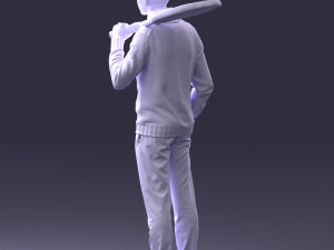 man in tennis clothes 0036 Modello 3D