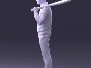 man in tennis clothes 0036 Modello 3D