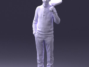 man in tennis clothes 0036 Modello 3D