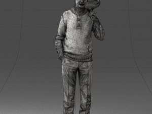 man in tennis clothes 0036 Modello 3D