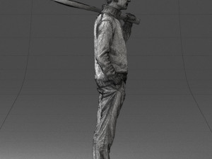 man in tennis clothes 0036 Modello 3D