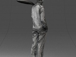 man in tennis clothes 0036 Modello 3D