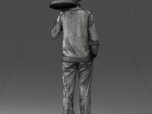 man in tennis clothes 0036 Modello 3D