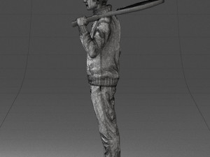 man in tennis clothes 0036 Modello 3D