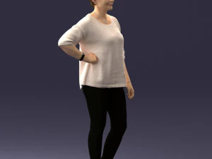 000372 Woman in Casual Outfit 3D Model