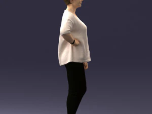 000372 Woman in Casual Outfit 3D Model