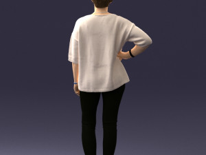 woman in pose 0029 3Dモデル