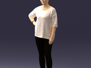 woman in pose 0029 3Dモデル