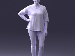 woman in pose 0029 3Dモデル