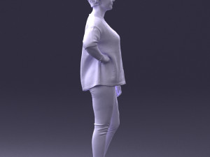 woman in pose 0029 3Dモデル