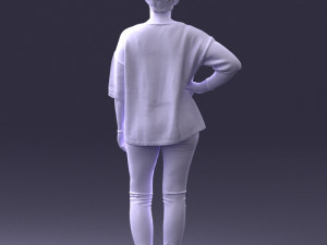 woman in pose 0029 3Dモデル