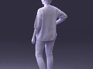 woman in pose 0029 3Dモデル
