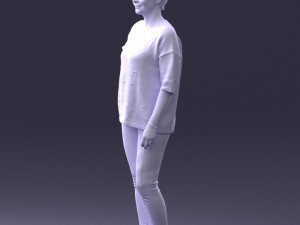 woman in pose 0029 3Dモデル