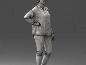 woman in pose 0029 3Dモデル