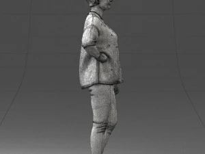 000372 Woman in Casual Outfit 3D Model