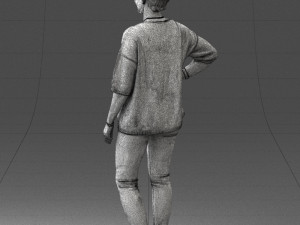 woman in pose 0029 3Dモデル