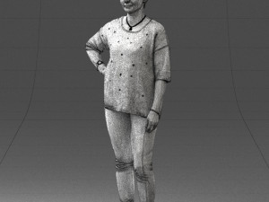 woman in pose 0029 3Dモデル