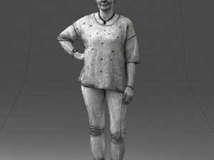 woman in pose 0029 3Dモデル