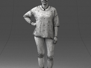 woman in pose 0029 3Dモデル