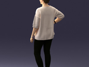 woman in pose 0029 3d print ready 3D 打印模型