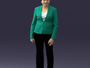 woman in green jacket 0034 3d print ready 3D Print Model