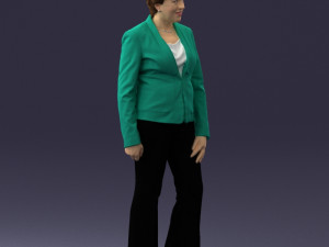 woman in green jacket 0034 3d print ready 3D Print Model