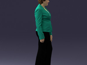 woman in green jacket 0034 3d print ready 3D Print Model
