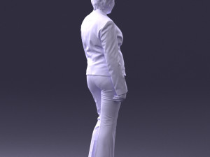 woman in green jacket 0034 3d print ready 3D Print Model
