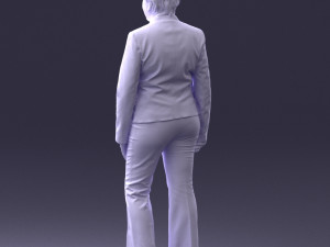 woman in green jacket 0034 3d print ready 3D Print Model