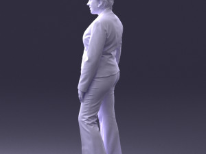 woman in green jacket 0034 3d print ready 3D Print Model