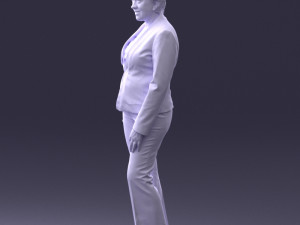 woman in green jacket 0034 3d print ready 3D Print Model