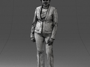 woman in green jacket 0034 3d print ready 3D Print Model