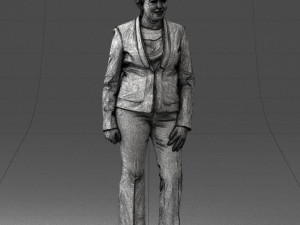 woman in green jacket 0034 3d print ready 3D Print Model