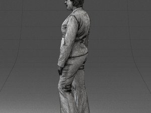 woman in green jacket 0034 3d print ready 3D Print Model