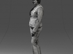 woman in green jacket 0034 3d print ready 3D Print Model