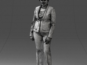 woman in green jacket 0034 3d print ready 3D Print Model