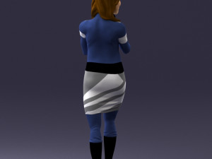 cosplay girl 0038 3Dモデル
