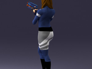 cosplay girl 0038 3Dモデル