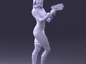 cosplay girl 0038 3d print ready Modelo de Impressão 3D