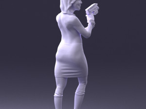 cosplay girl 0038 3d print ready Modelo de Impressão 3D