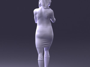 cosplay girl 0038 3d print ready Modelo de Impressão 3D