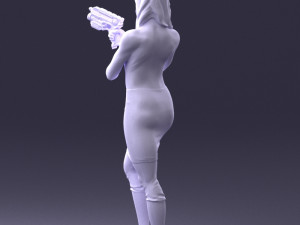 cosplay girl 0038 3d print ready Modelo de Impressão 3D