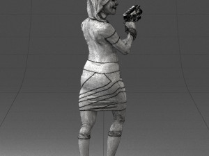 cosplay girl 0038 3d print ready Modelo de Impressão 3D