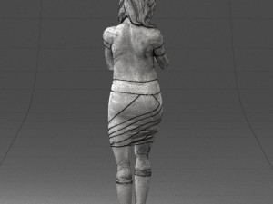 cosplay girl 0038 3d print ready Modelo de Impressão 3D