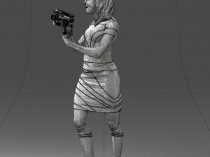cosplay girl 0038 3d print ready Modelo de Impressão 3D