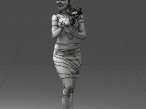cosplay girl 0038 3d print ready Modelo de Impressão 3D