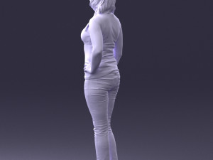 woman in red dress 0039 3d print ready 3D 프린트 모델