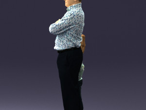 father and daughter 0040 3d print ready Model Cetak 3D