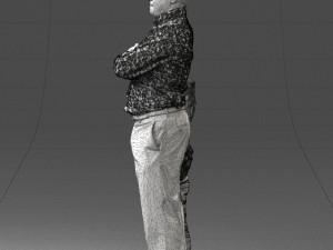 father and daughter 0040 3d print ready Model Cetak 3D