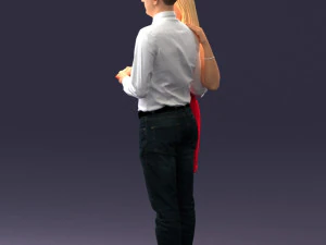 000367 Couple Standing Together 3dp 3D Print Model